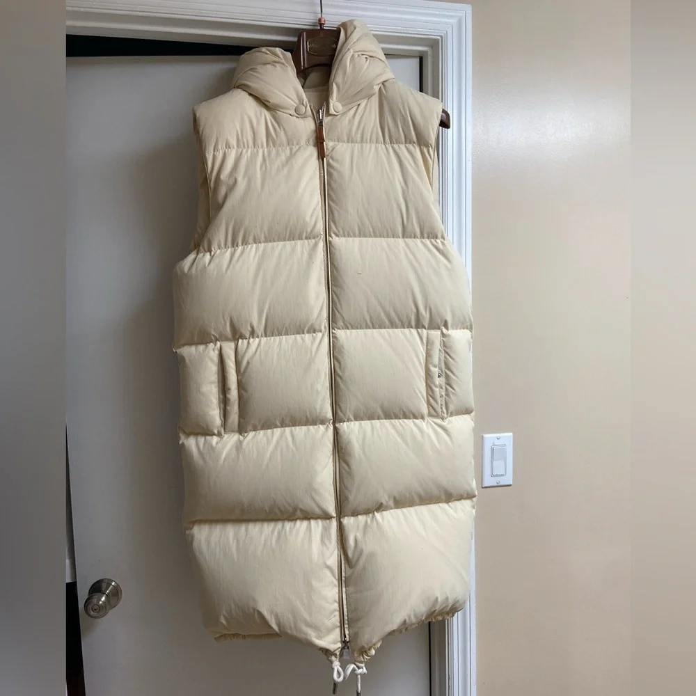 Tory Burch Reversible Long Down Vest